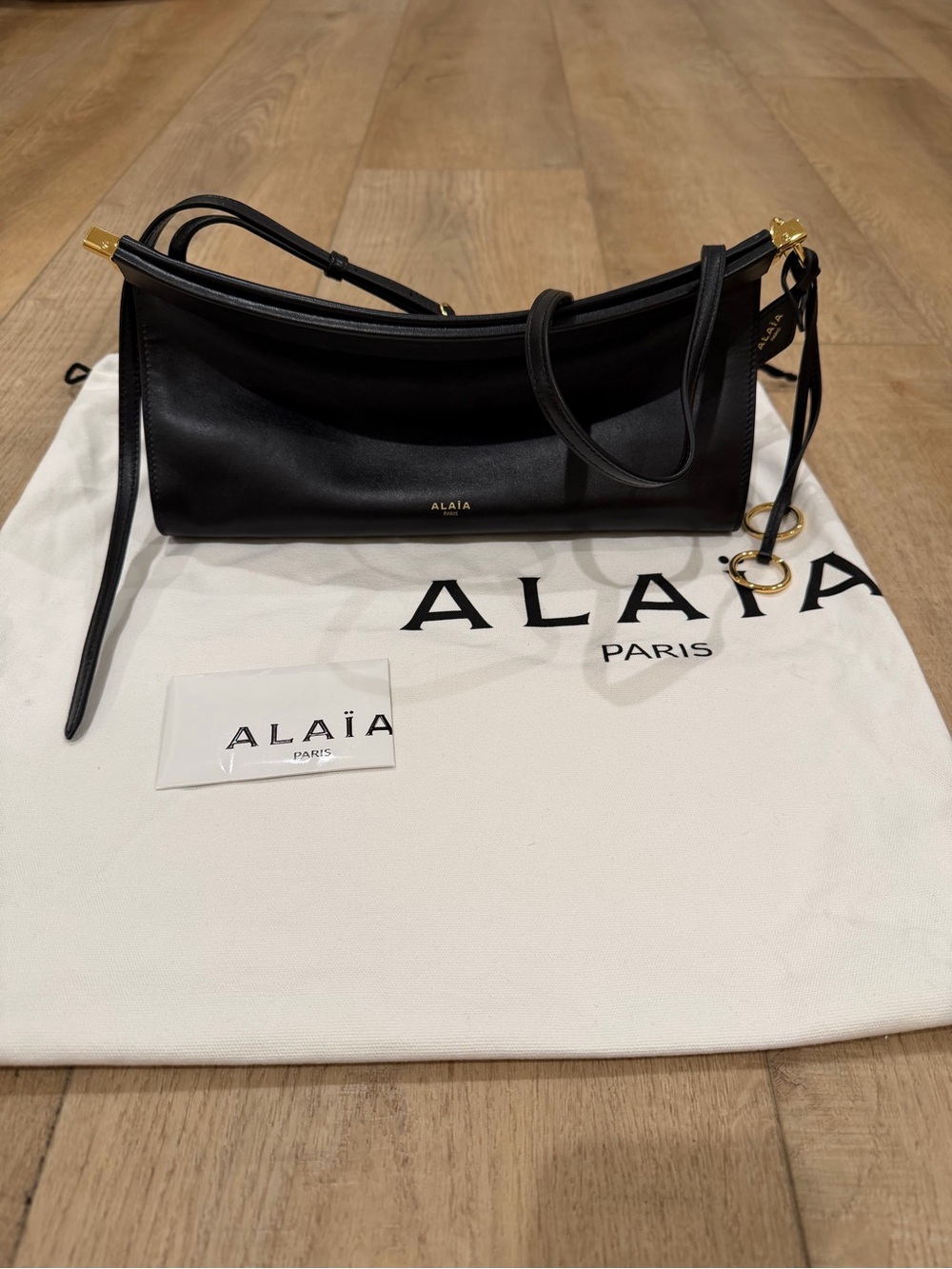 Alaia `Le Click` East West Medium Bag In Leather